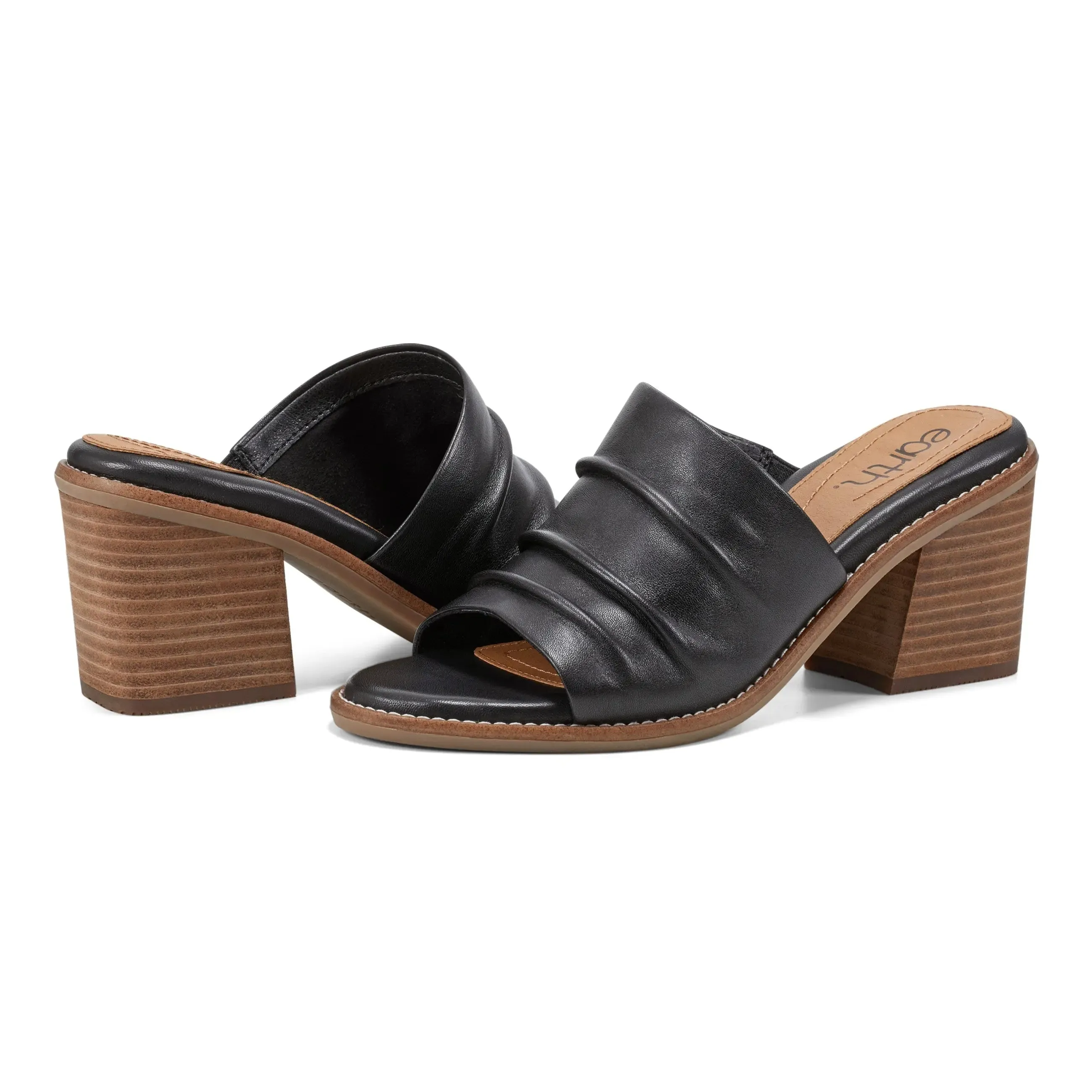 Sandales Adara à enfiler avec robe plissée