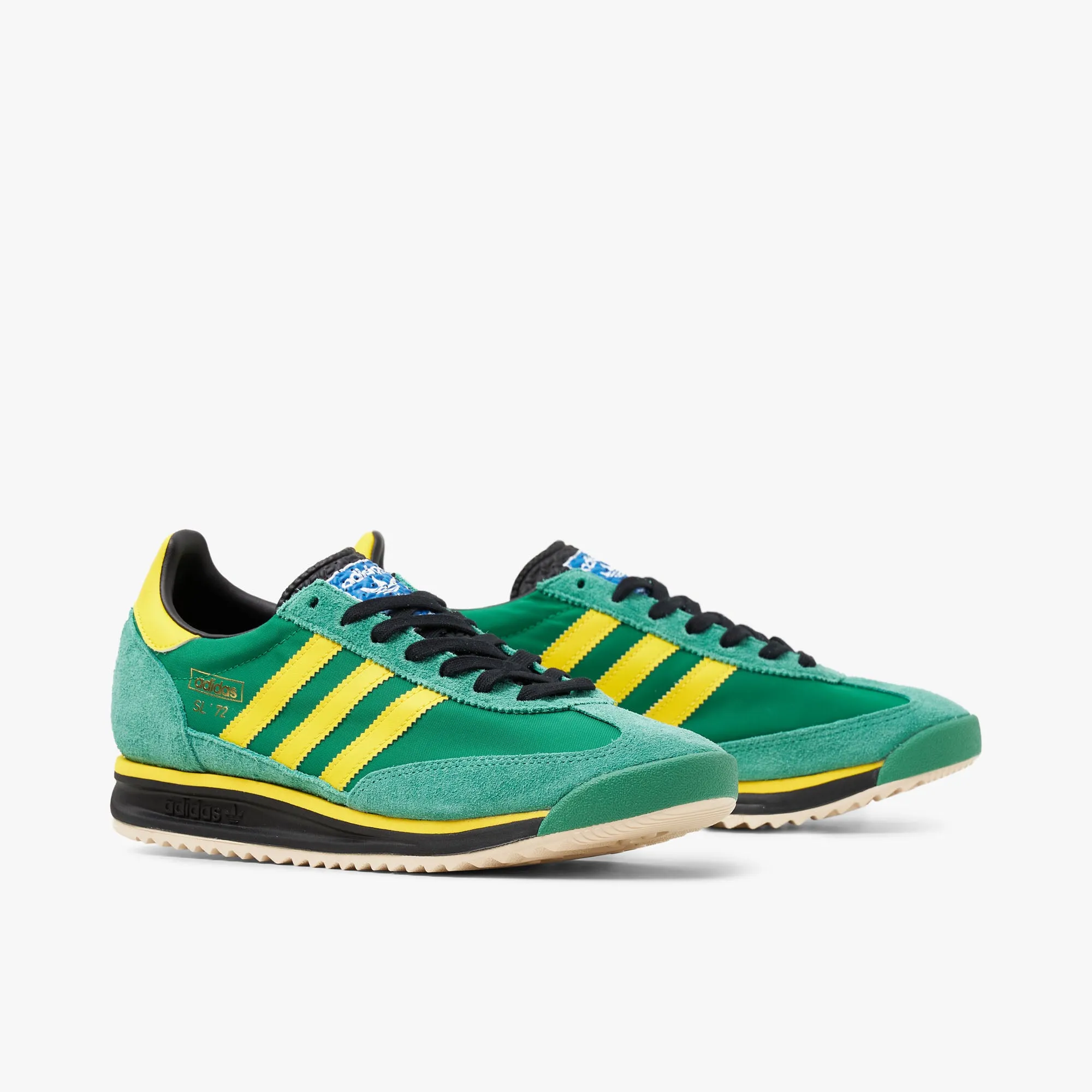 adidas Originals SL 72 RS Vert / Jaune - Noir de base