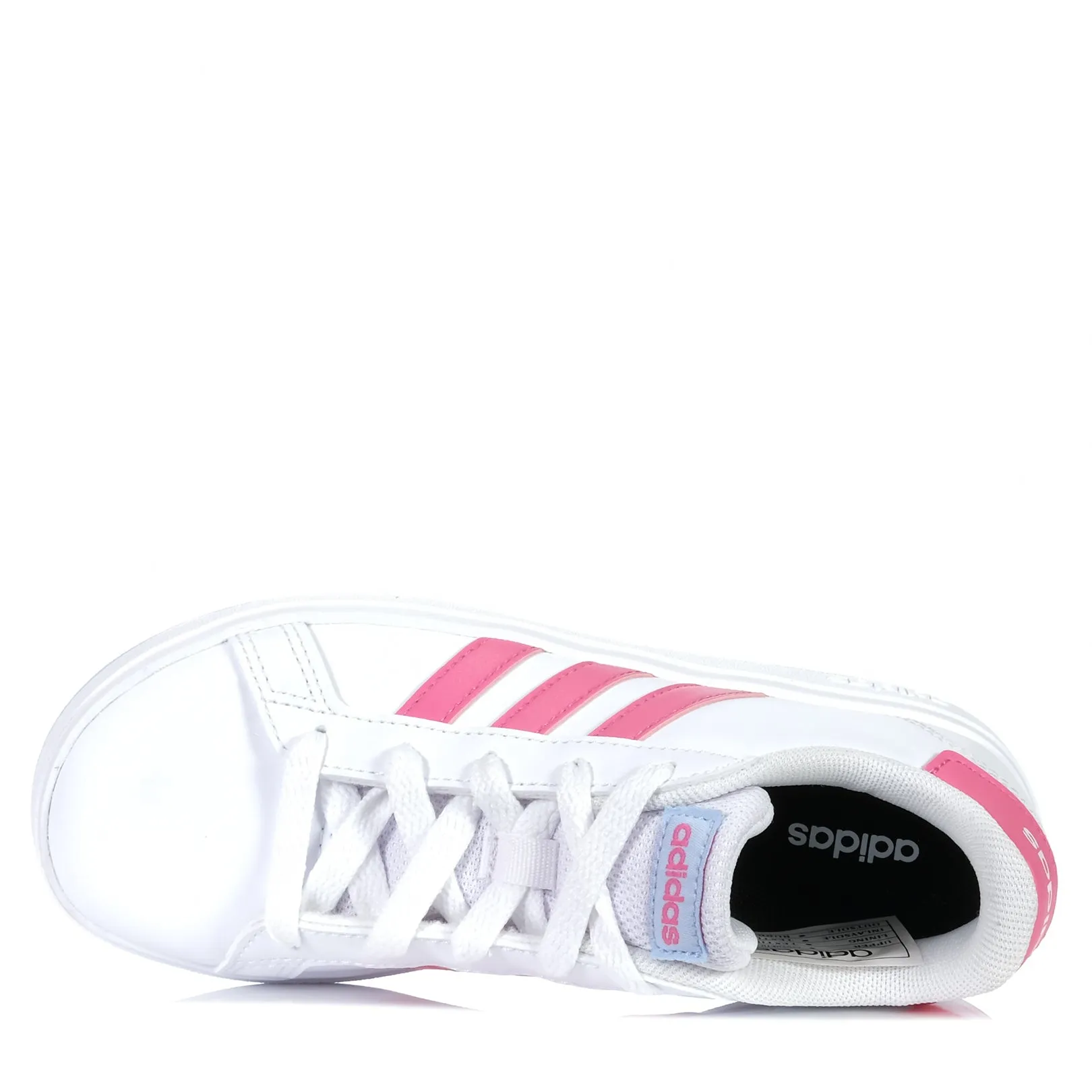 Chaussures Adidas Grand Court 2.0 Junior Blanc/Rose