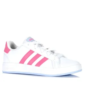 Chaussures Adidas Grand Court 2.0 Junior Blanc/Rose