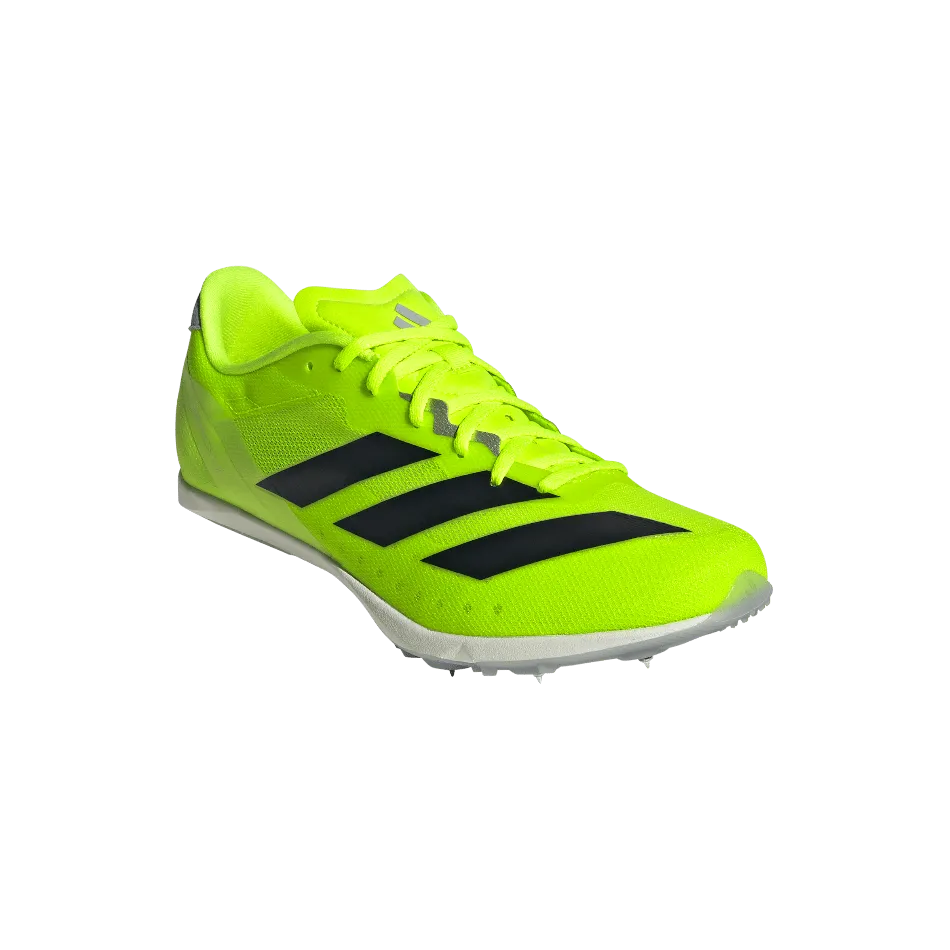 Adidas Chaussures de course unisexes Distancestar en Lucid Lemon/Noir de base/Argent halo SS25