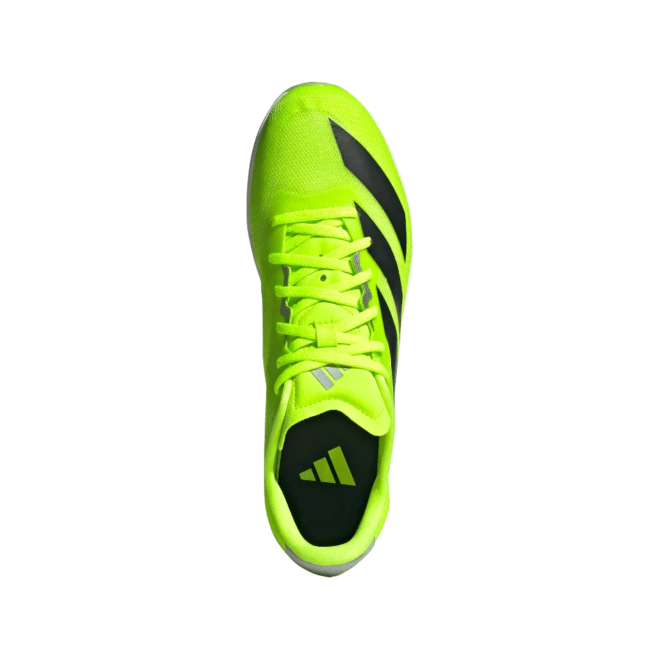 Adidas Chaussures de course unisexes Distancestar en Lucid Lemon/Noir de base/Argent halo SS25