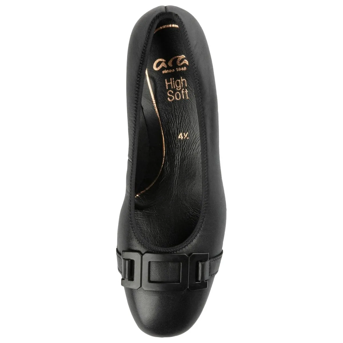 Ara Women's Gallant 2 en cuir de veau noir
