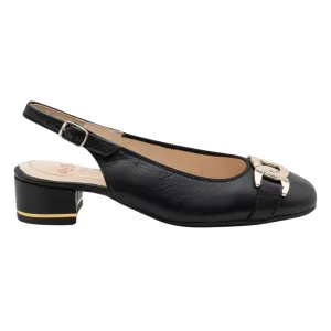 Ara Femme Escarpin à Bride Latérale en Cuir Noir