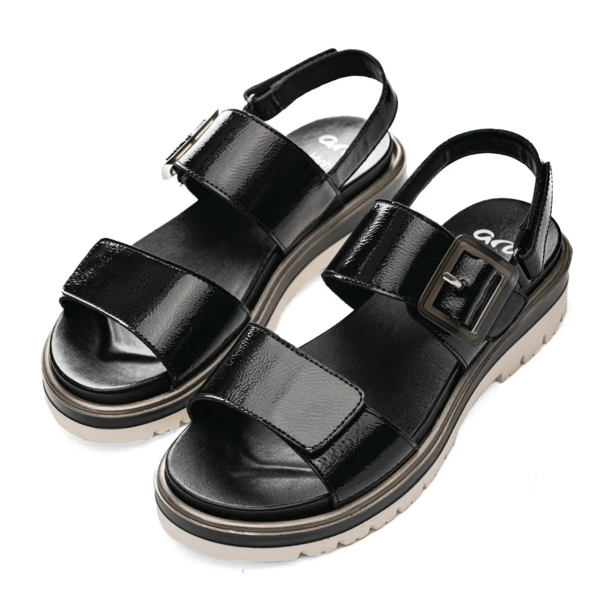 Ara Femmes Marbella Noir Verni