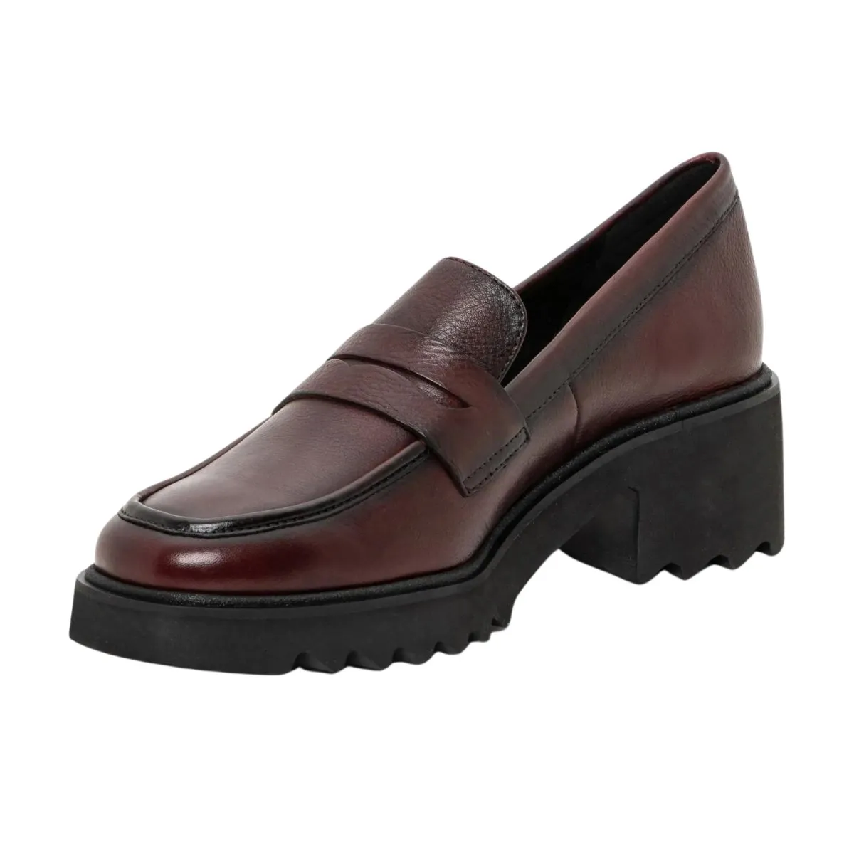 Ara Femme Prism Plateforme Penny Amarone Cuir de Veau