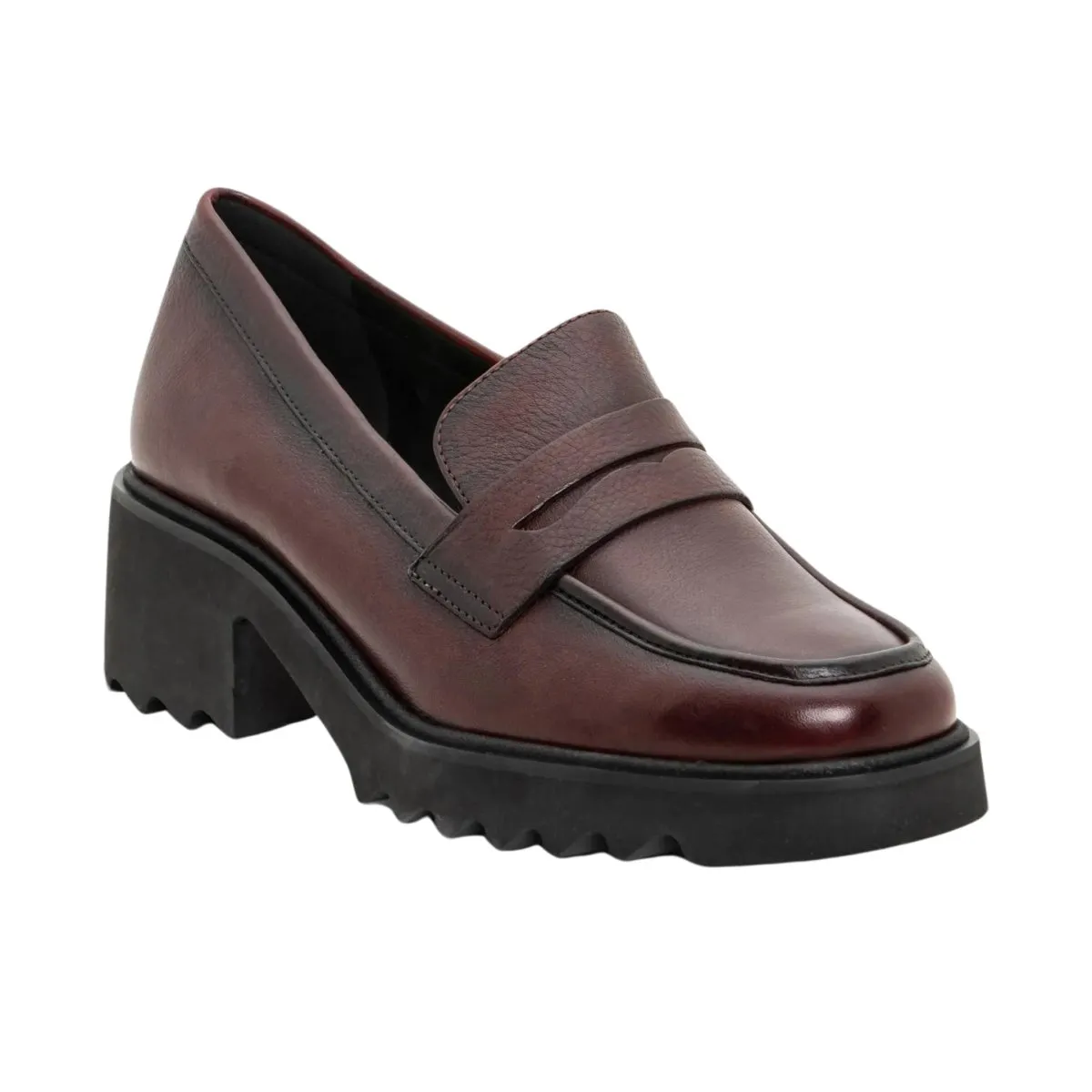 Ara Femme Prism Plateforme Penny Amarone Cuir de Veau