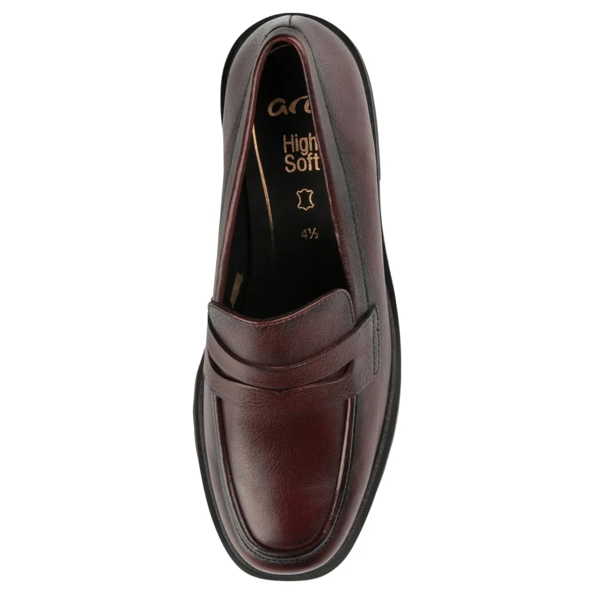 Ara Femme Prism Plateforme Penny Amarone Cuir de Veau