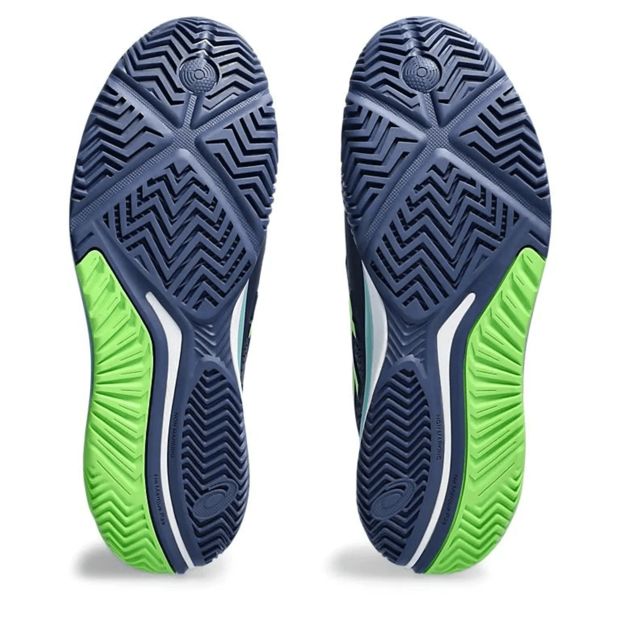 ASICS Chaussures de Padel GEL-RESOLUTION 9 pour Homme Bleu Foudre & Vert Électrique