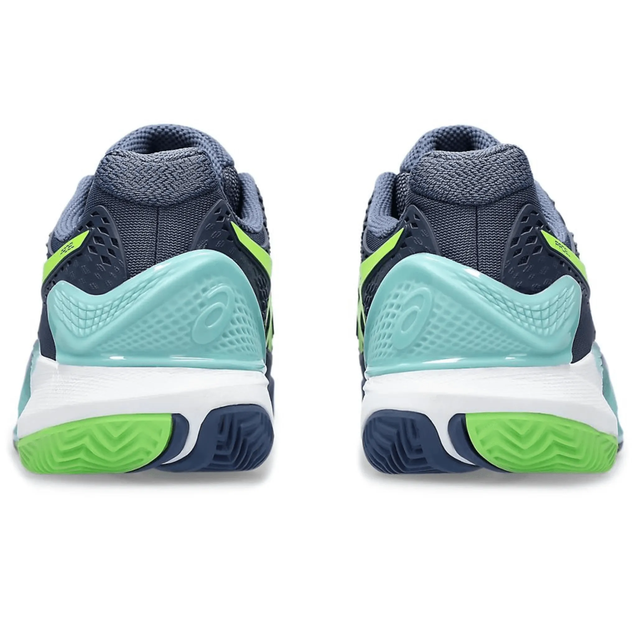 ASICS Chaussures de Padel GEL-RESOLUTION 9 pour Homme Bleu Foudre & Vert Électrique