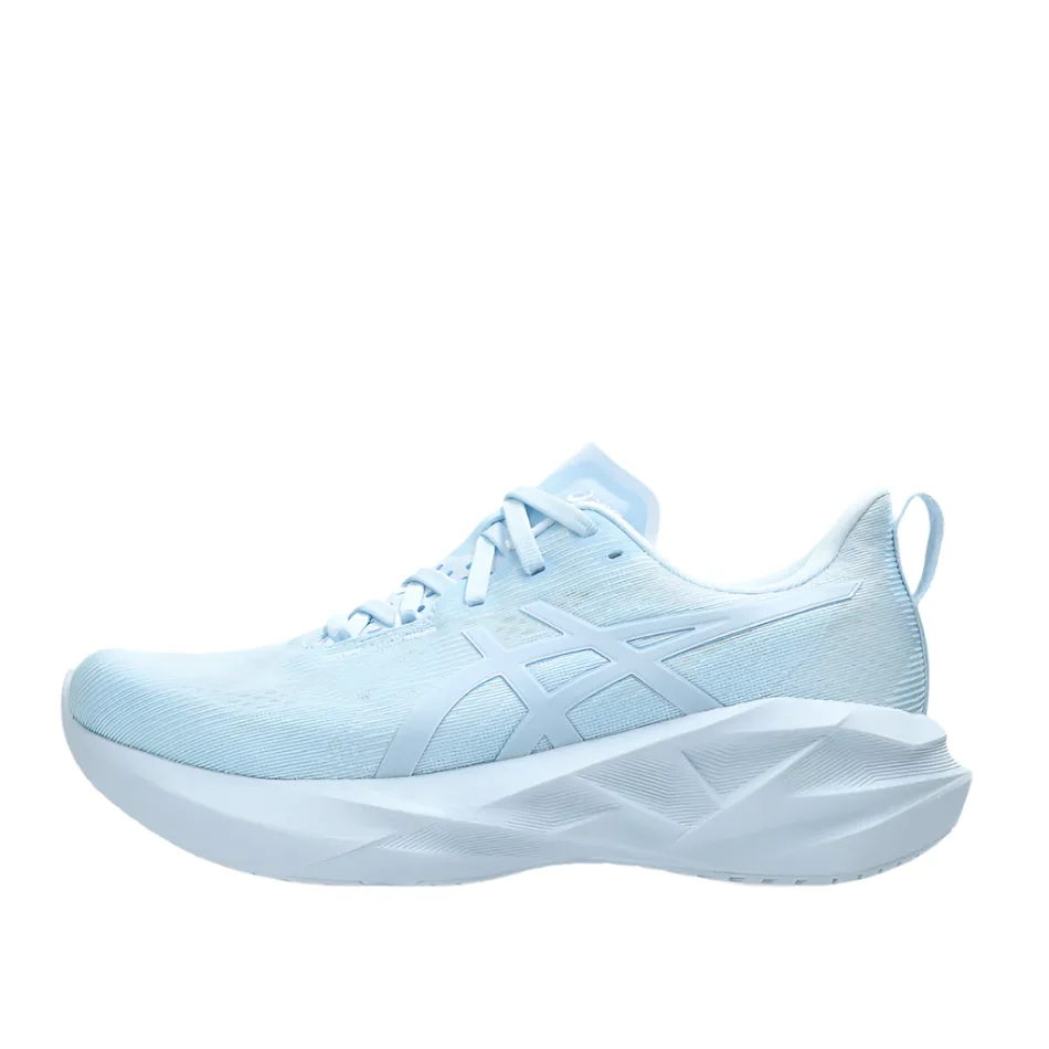 Chaussures de course ASICS Novablast 5 pour Femme en Lite-Show/Bleu clair SS25