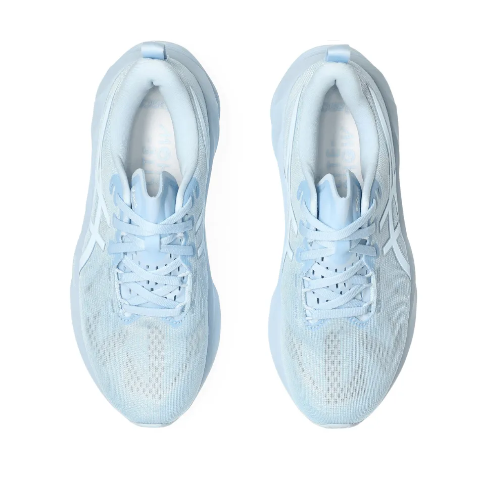 Chaussures de course ASICS Novablast 5 pour Femme en Lite-Show/Bleu clair SS25