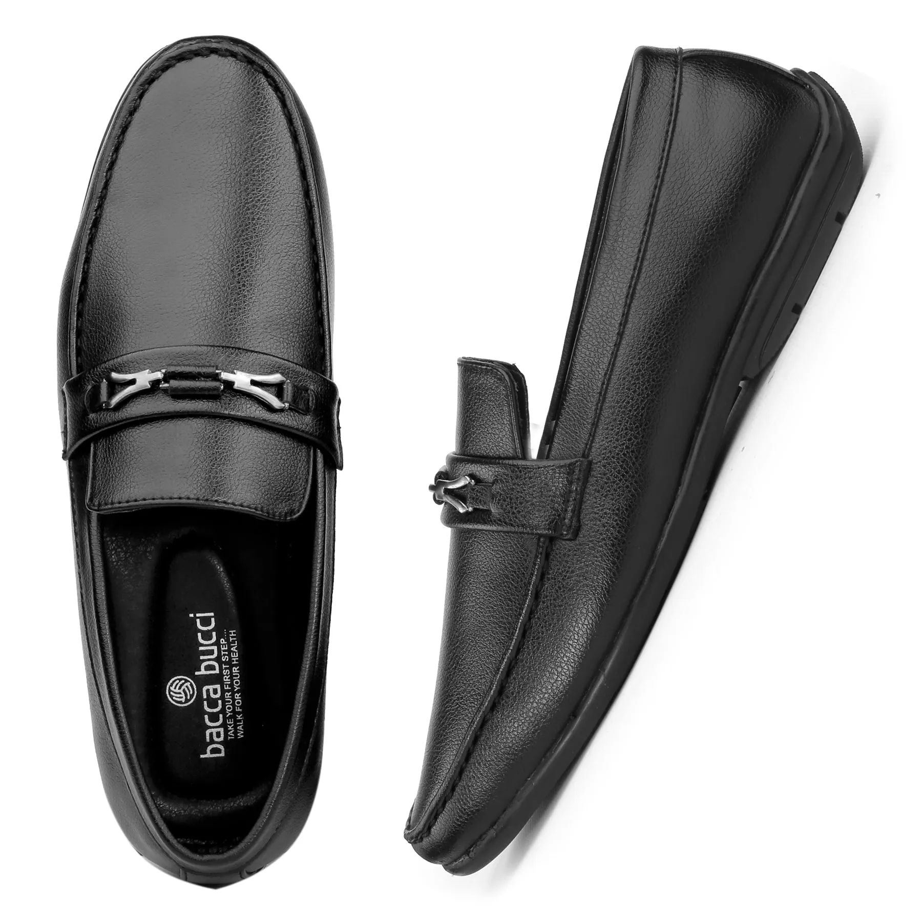Mocassins décontractés Bacca Bucci pour hommes LUNA, légers et faciles à enfiler, idéaux pour la conduite