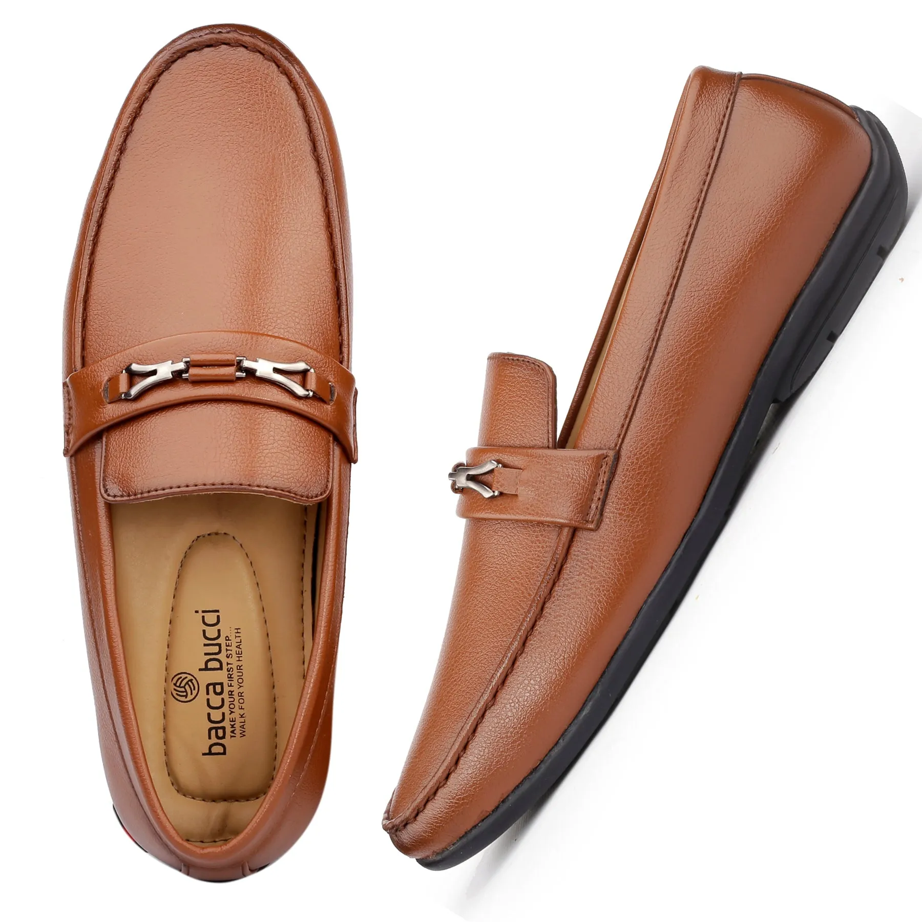 Mocassins décontractés Bacca Bucci pour hommes LUNA, légers et faciles à enfiler, idéaux pour la conduite