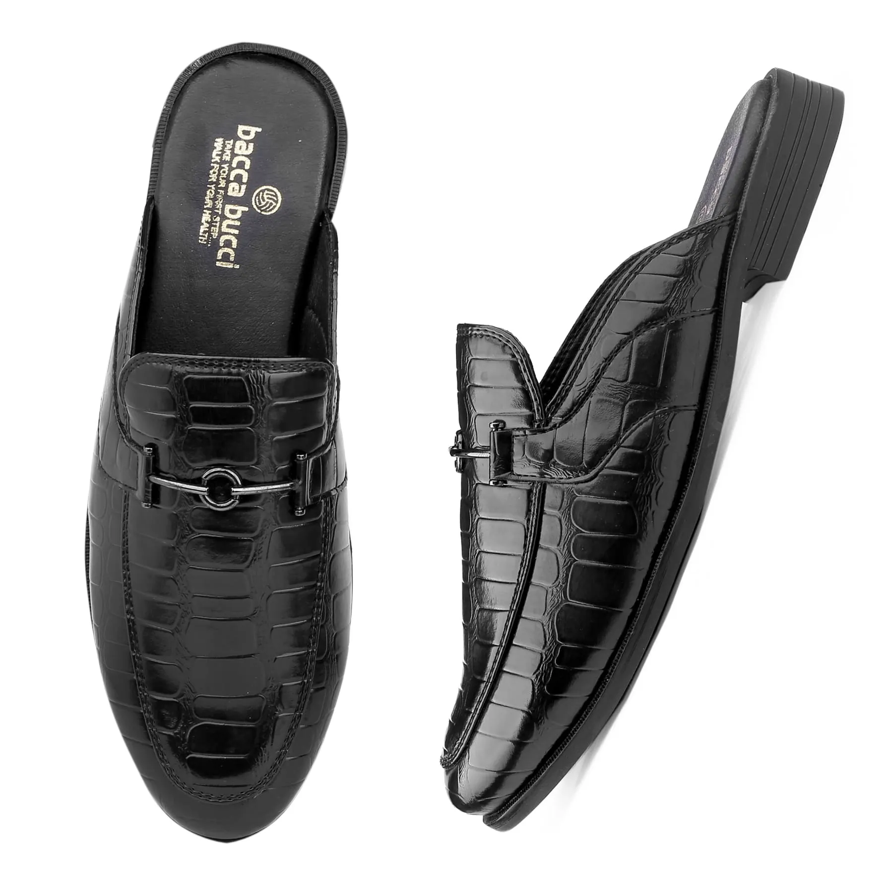 Mules Clogs NOVA pour Homme Bacca Bucci avec Semelles Mémoire Confortables et Talon Ouvert