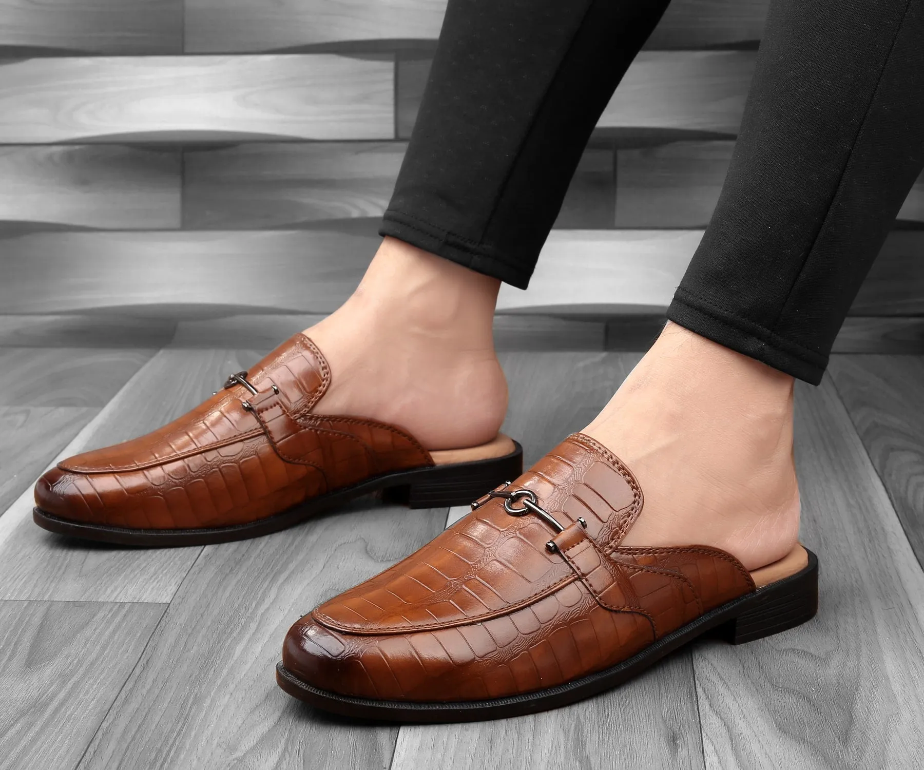 Mules Clogs NOVA pour Homme Bacca Bucci avec Semelles Mémoire Confortables et Talon Ouvert