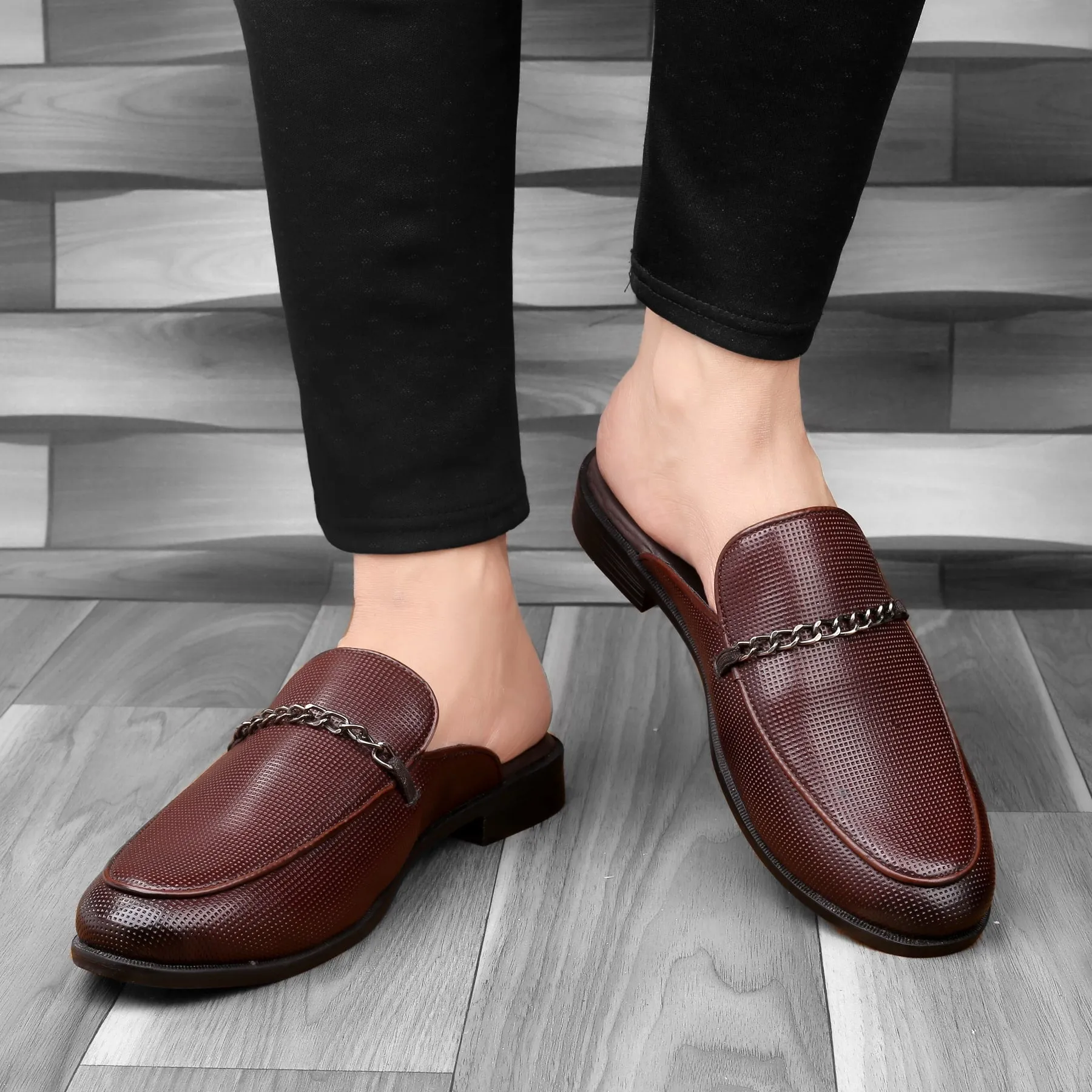 Bacca Bucci MAROC Mules Sabots à talon ouvert avec semelles intérieures en mémoire de confort