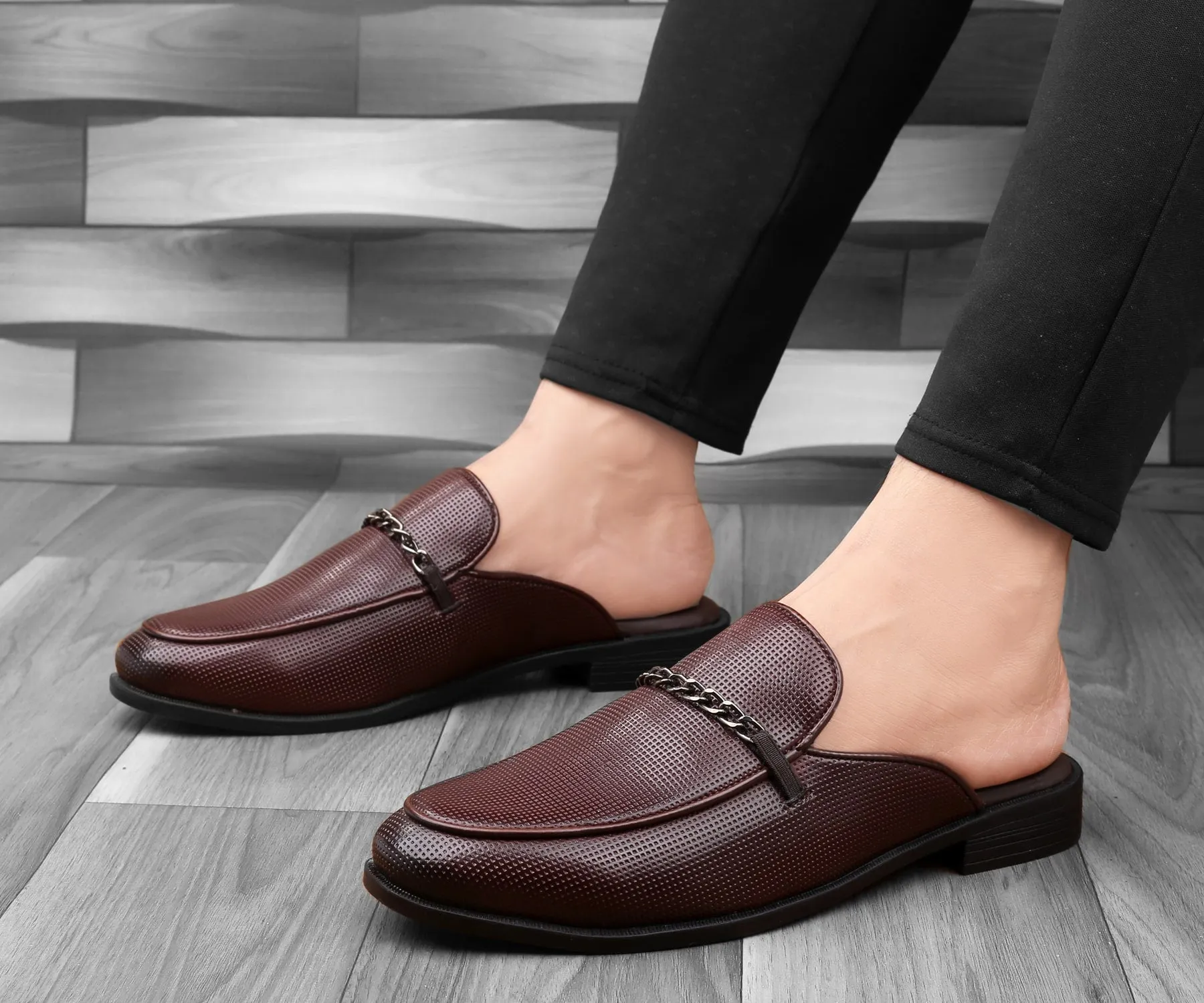 Bacca Bucci MAROC Mules Sabots à talon ouvert avec semelles intérieures en mémoire de confort
