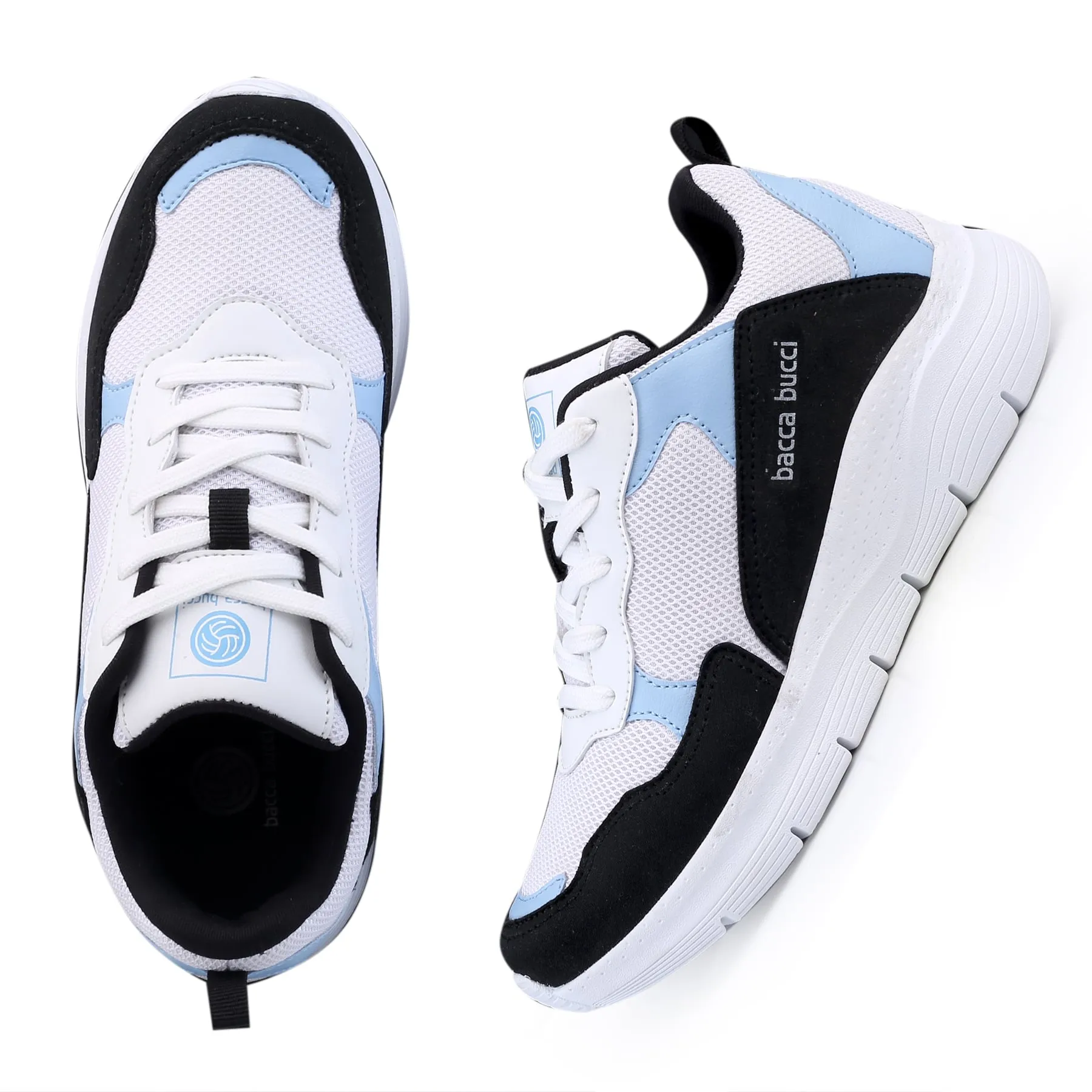 Bacca Bucci WAVE Femme Sneakers Épaisses | Chaussures à Plateforme Décontractées Mode Semelle Légère