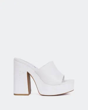 Baril Cuir Blanc