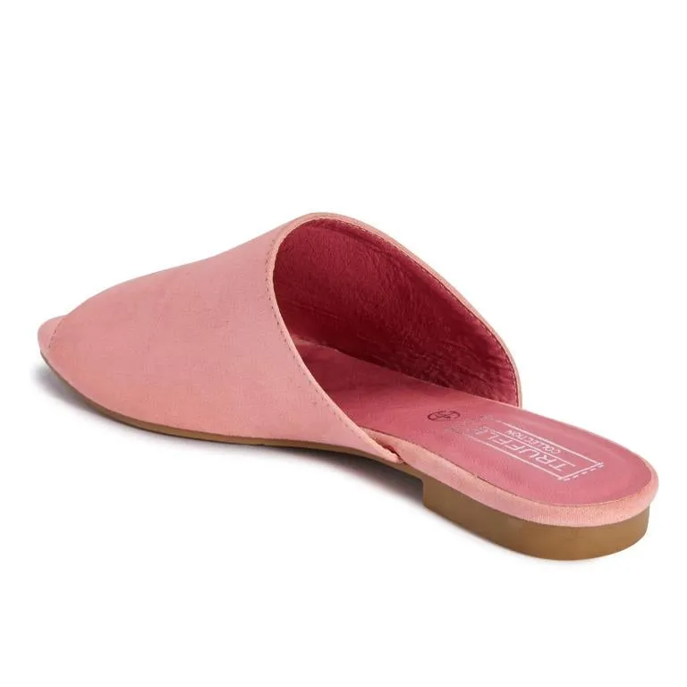 Mules plates beige