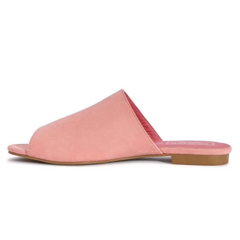 Mules plates beige