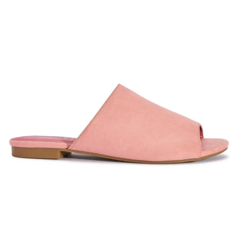 Mules plates beige