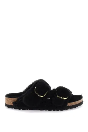 Birkenstock Arizona à grande boucle en mules en teddy