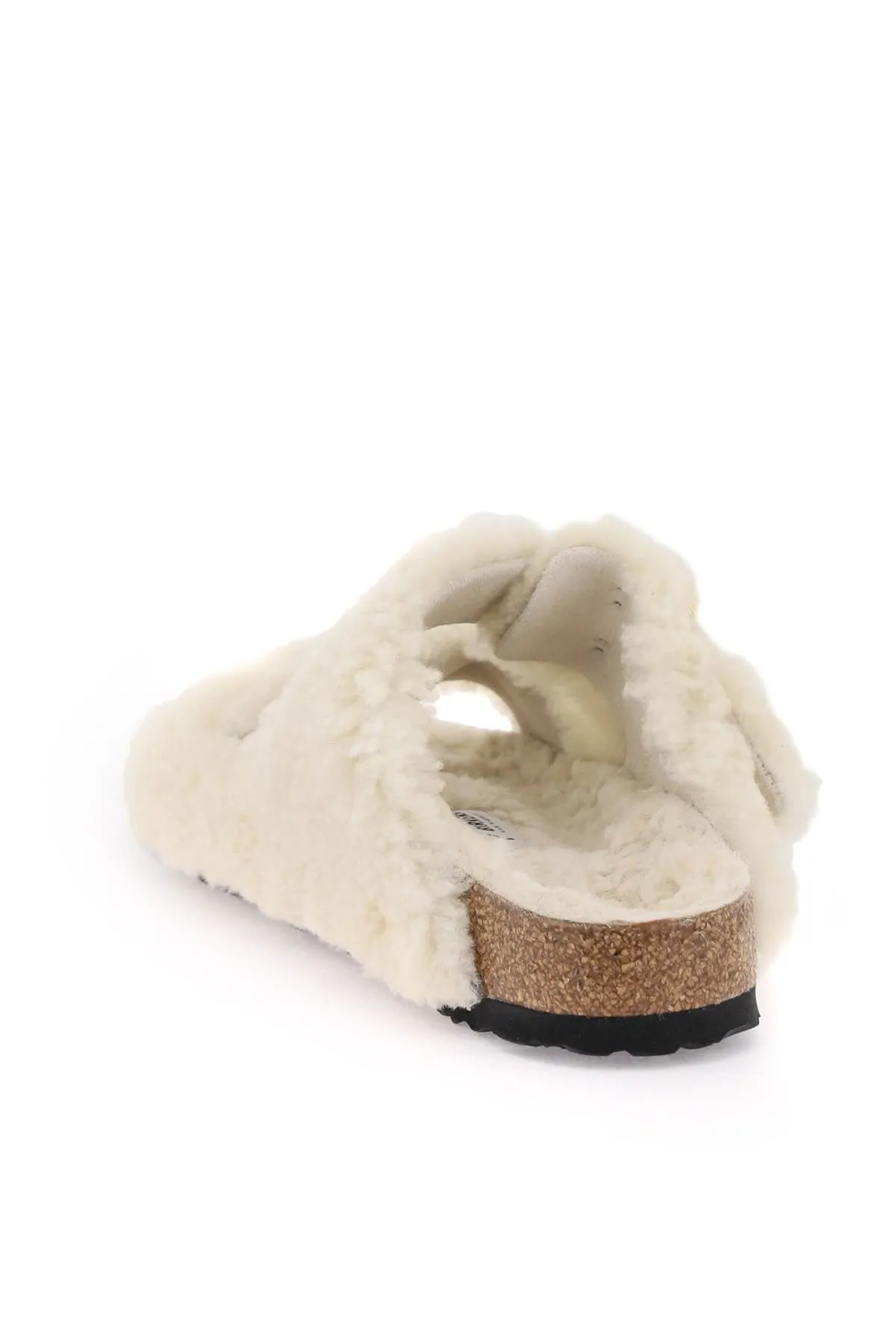 Birkenstock Arizona à grande boucle en mules en teddy