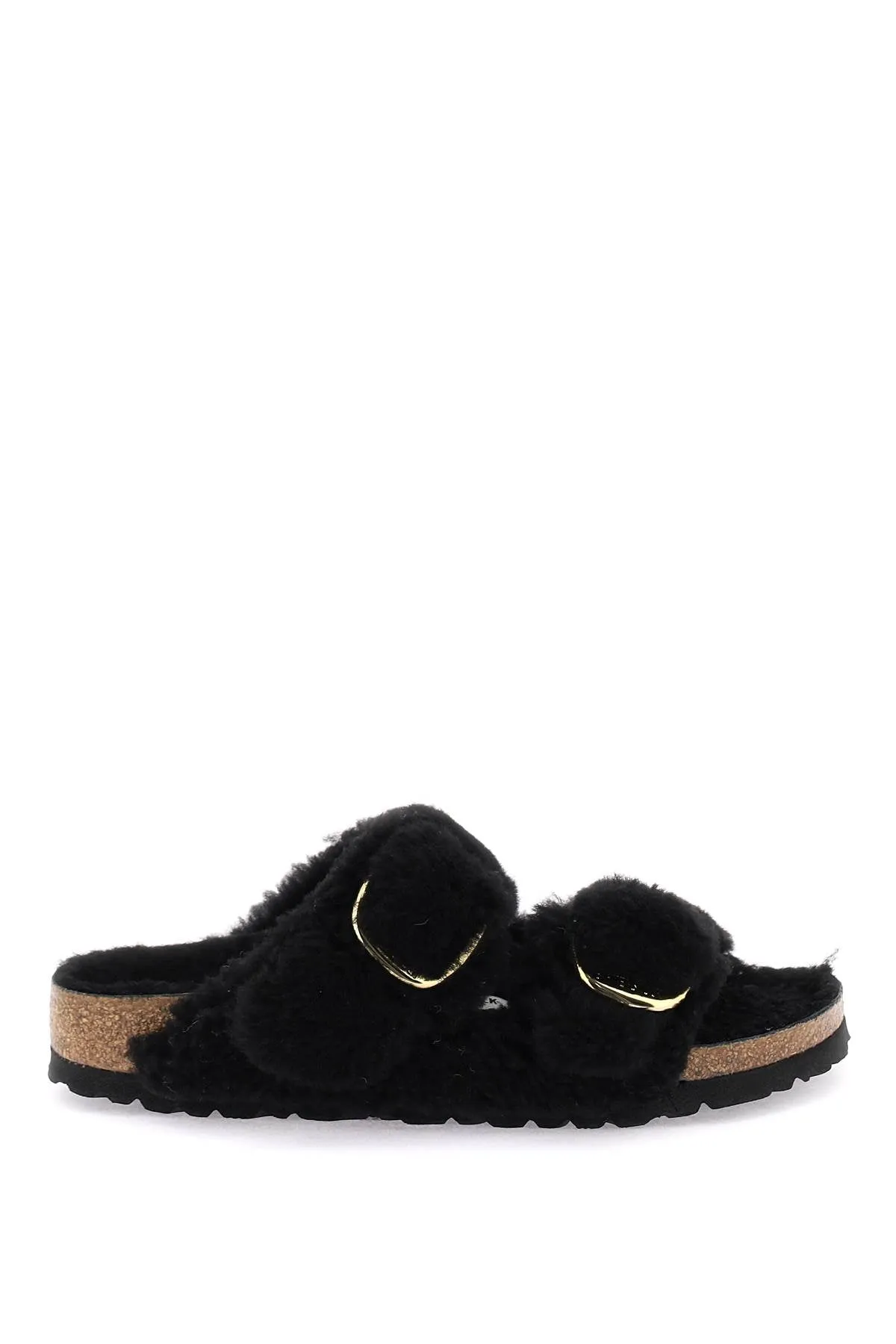 Birkenstock Arizona à grande boucle en mules en teddy