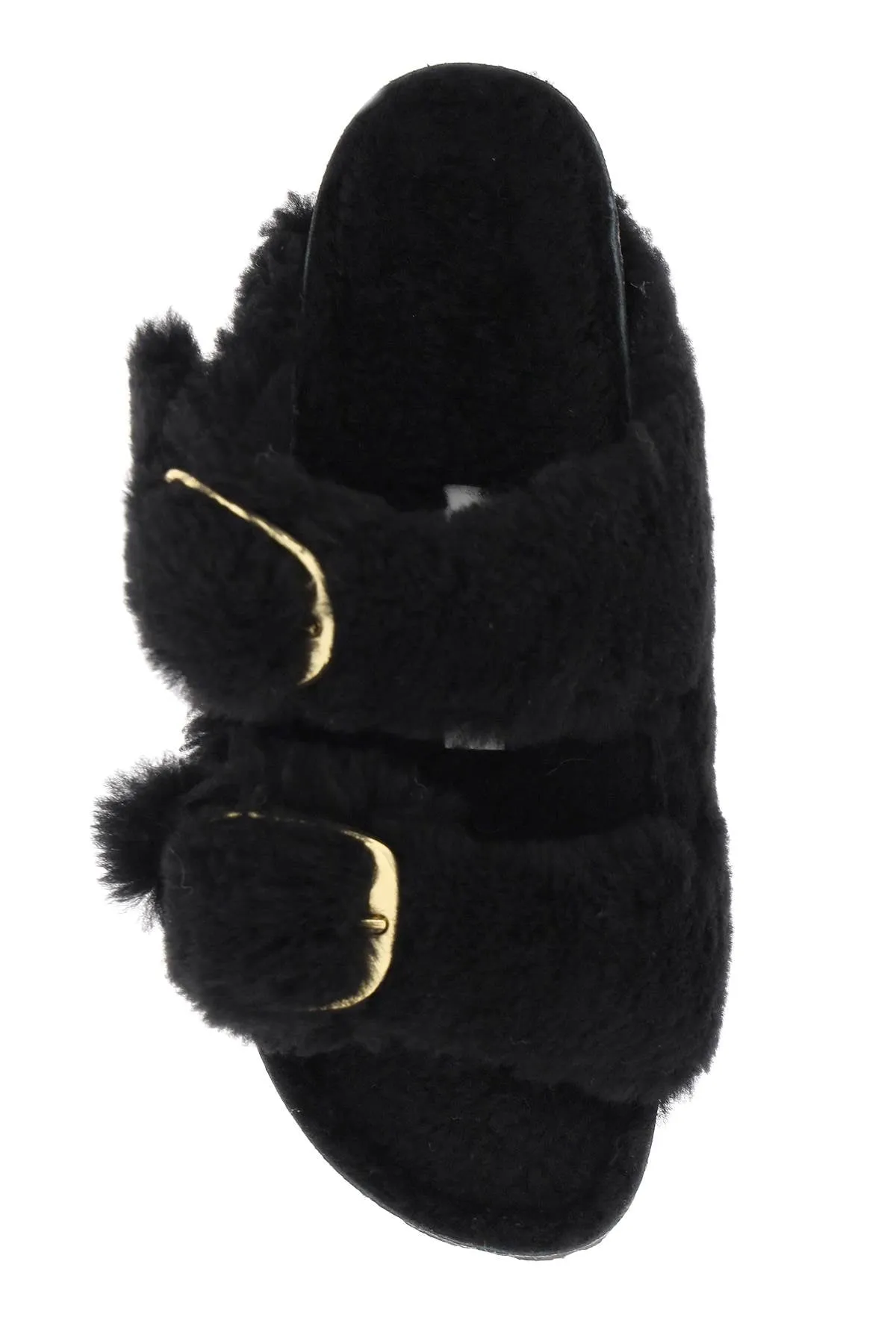 Birkenstock Arizona à grande boucle en mules en teddy