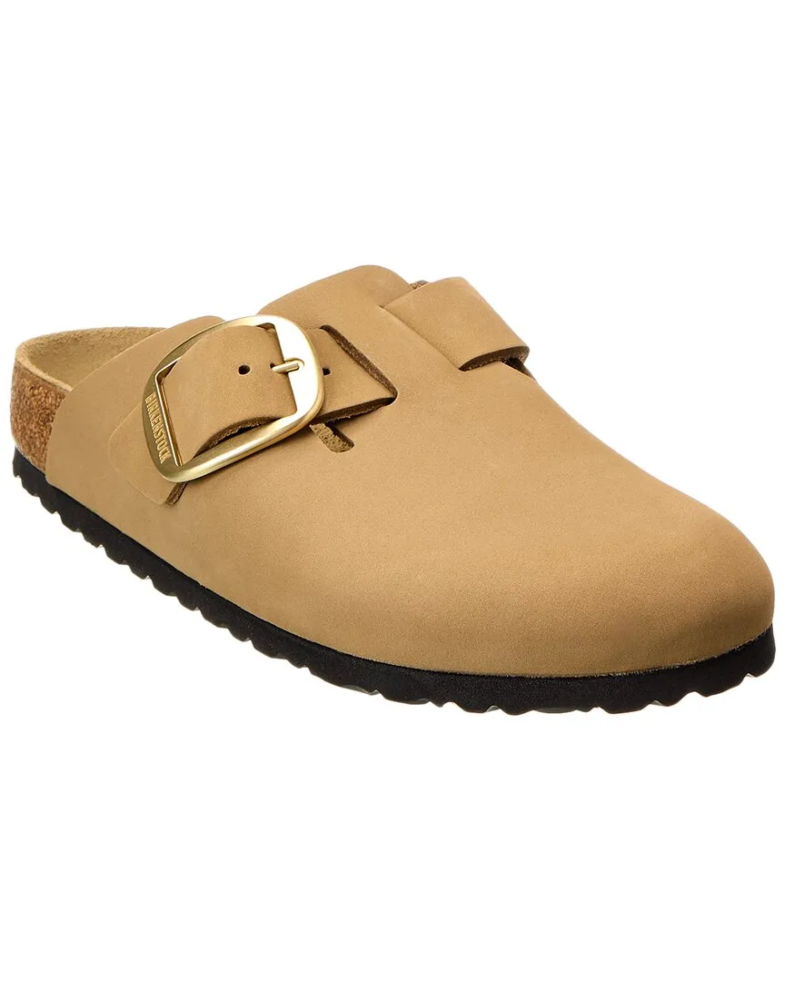 Birkenstock Boston à boucle large en cuir étroit