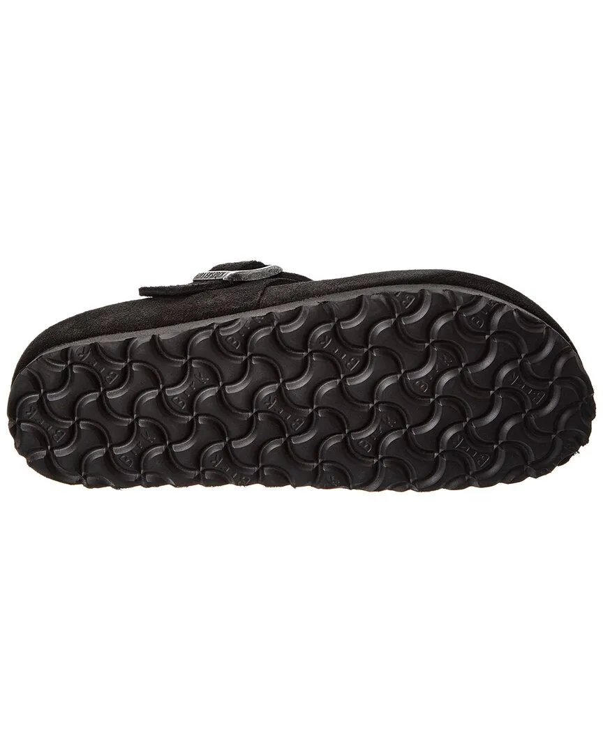 Birkenstock London BS Sabot en Suédine à Coupe Étroite