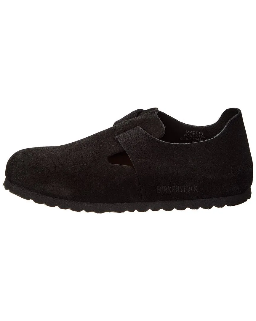 Birkenstock London BS Sabot en Suédine à Coupe Étroite