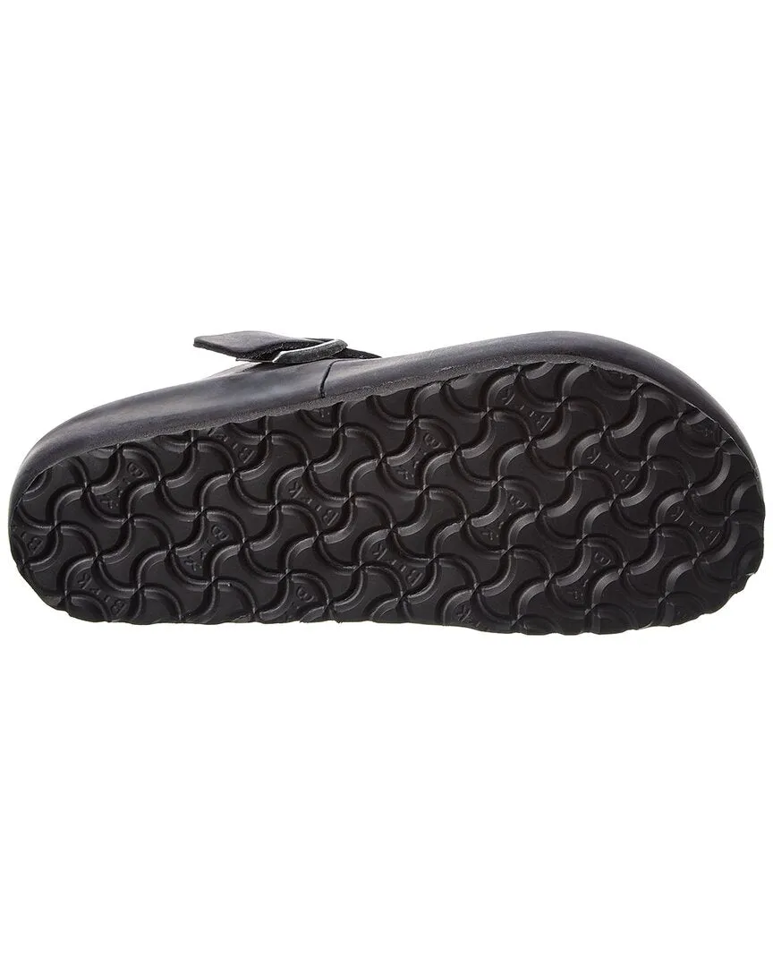 Birkenstock London Clogue en Cuir Huilé