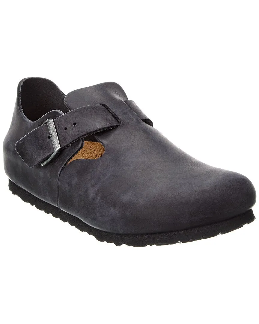 Birkenstock London Clogue en Cuir Huilé