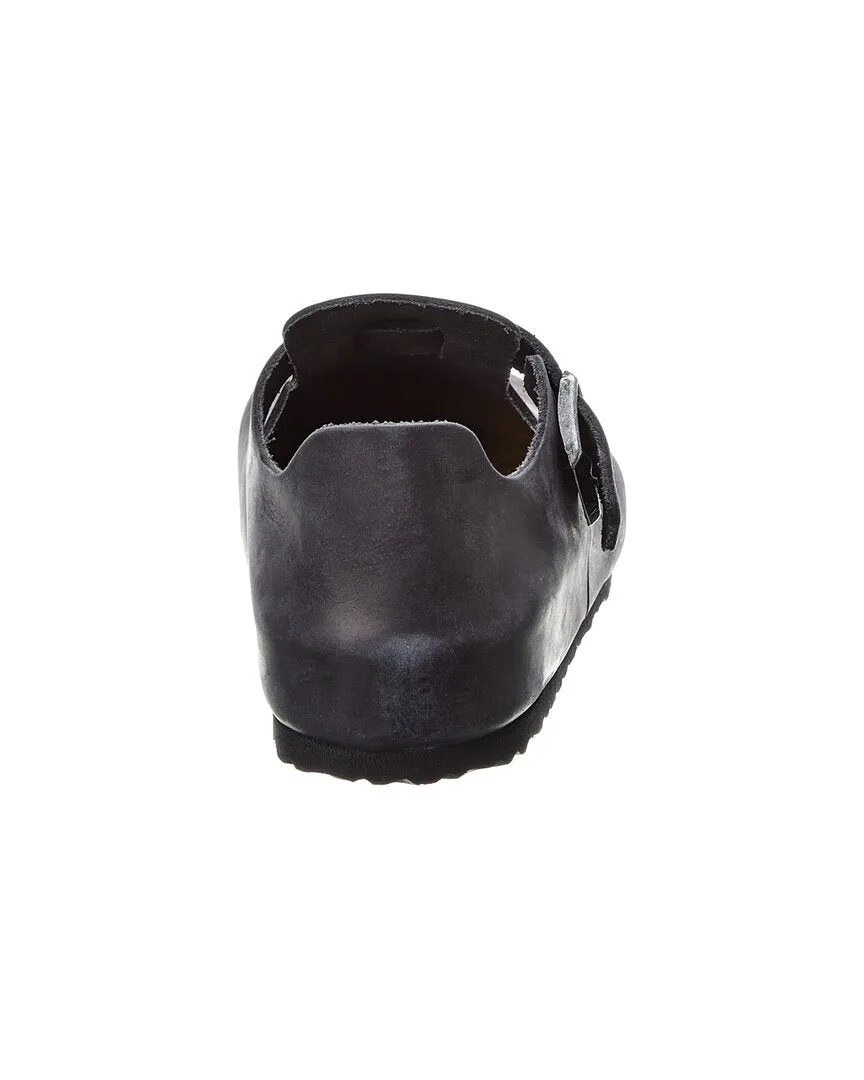 Birkenstock London Clogue en Cuir Huilé