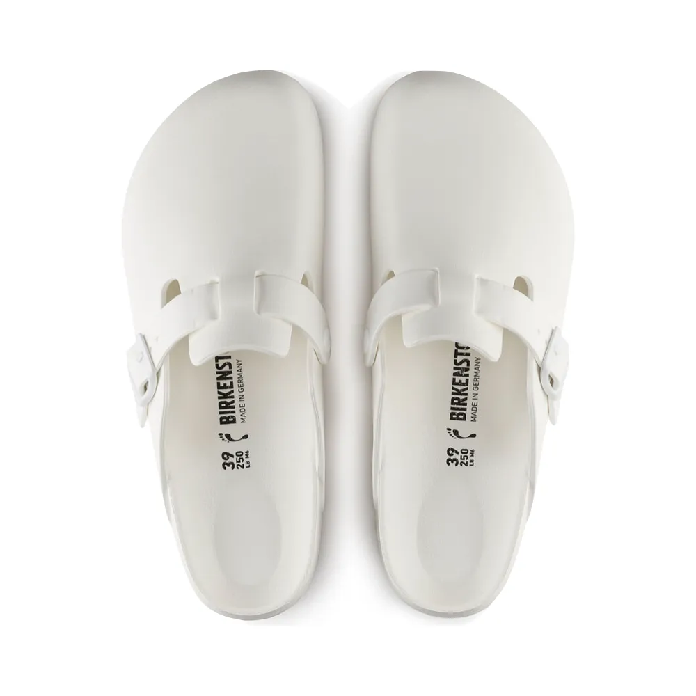 Birkenstock Boston pour Homme en EVA Blanc