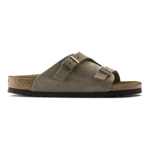 Birkenstock Zurich pour Hommes en Suède Taupe