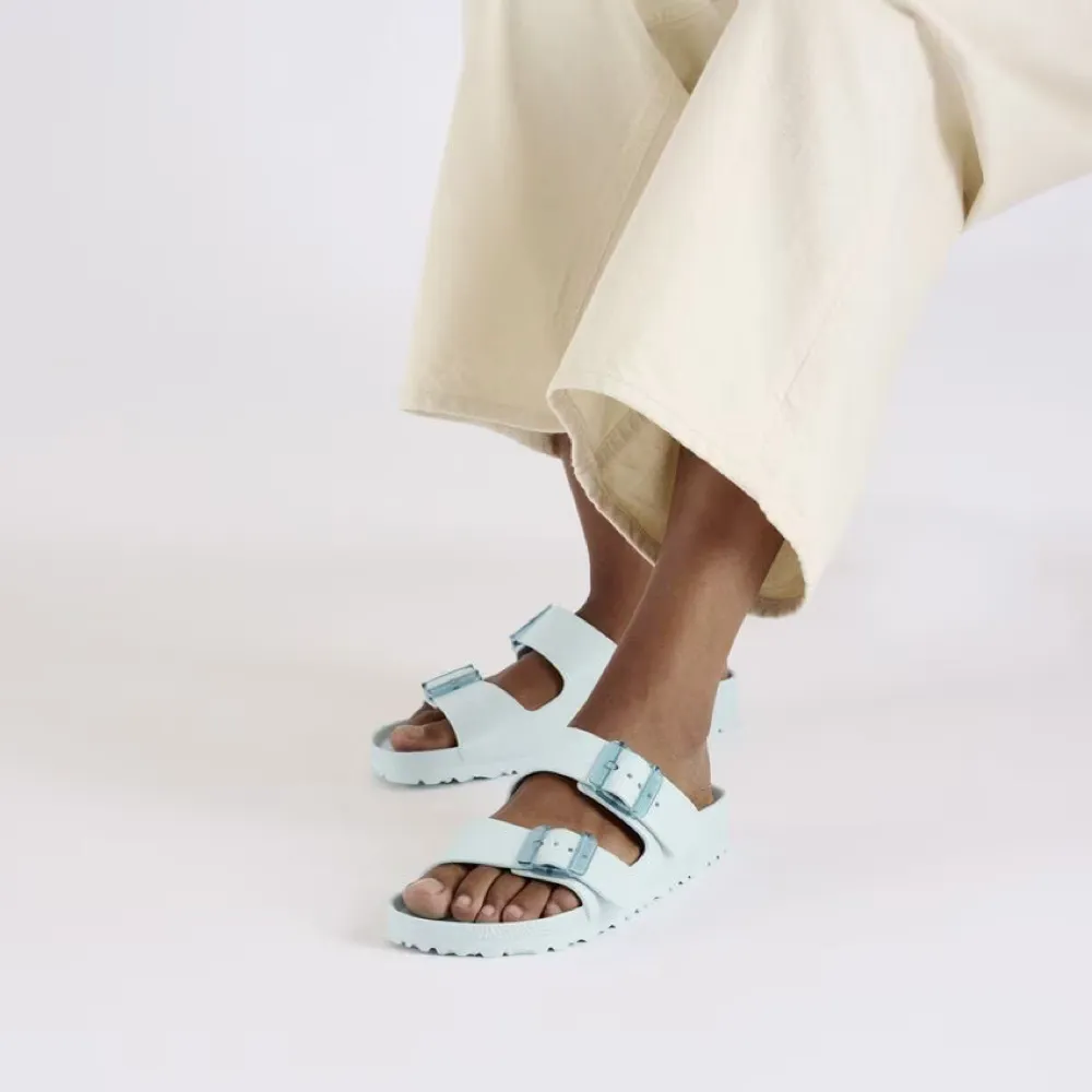 Birkenstock Sandales Arizona EVA à boucle discrète pour femme en vert Surf