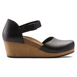 Birkenstock Femme Mary Cuir Naturel Noir