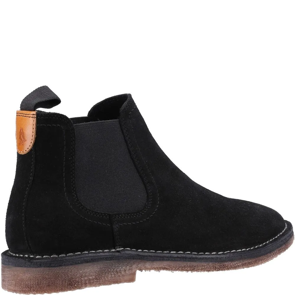 Bottes Chelsea en daim noir Shaun