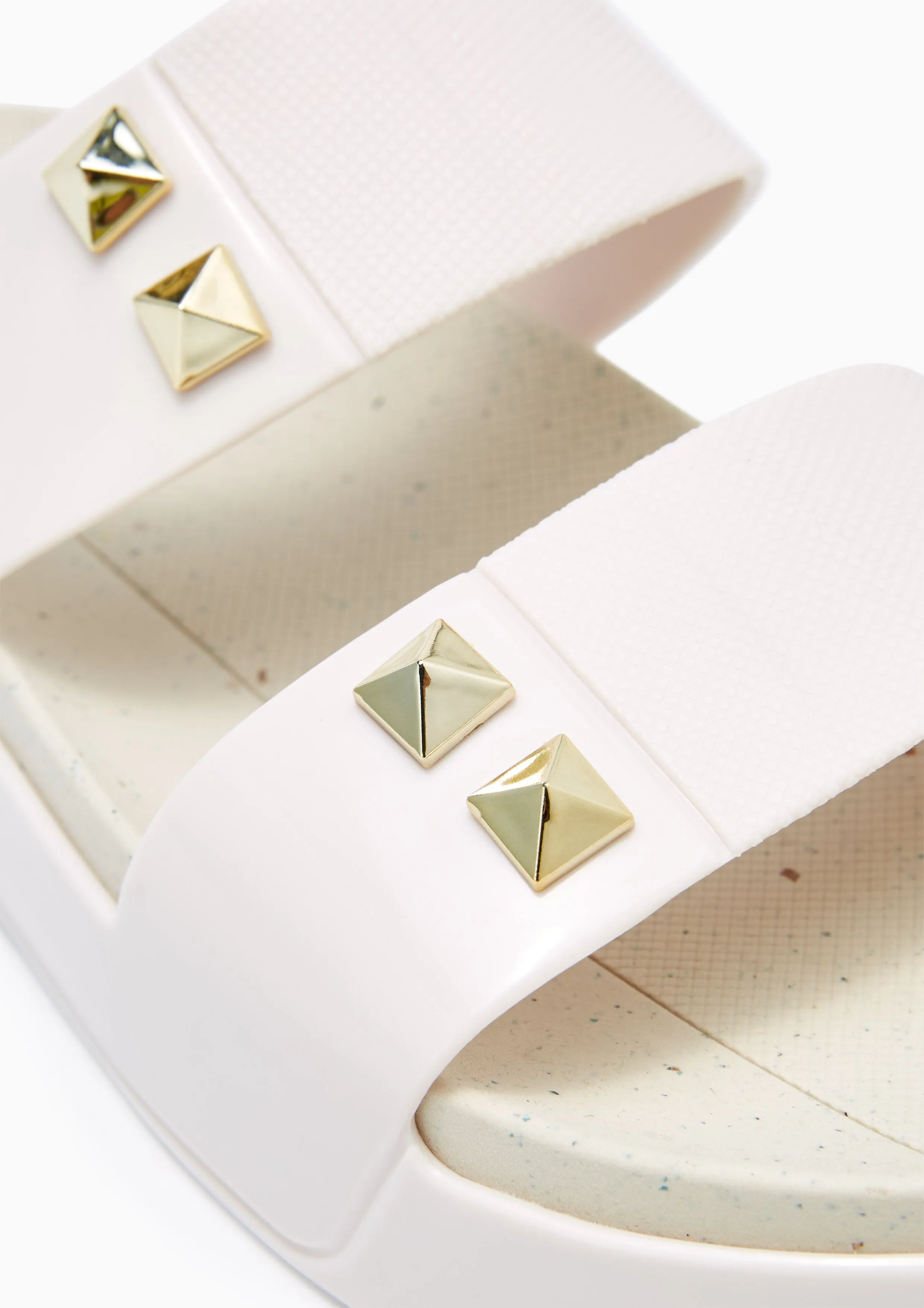 Sandales plates Boronia Blanc