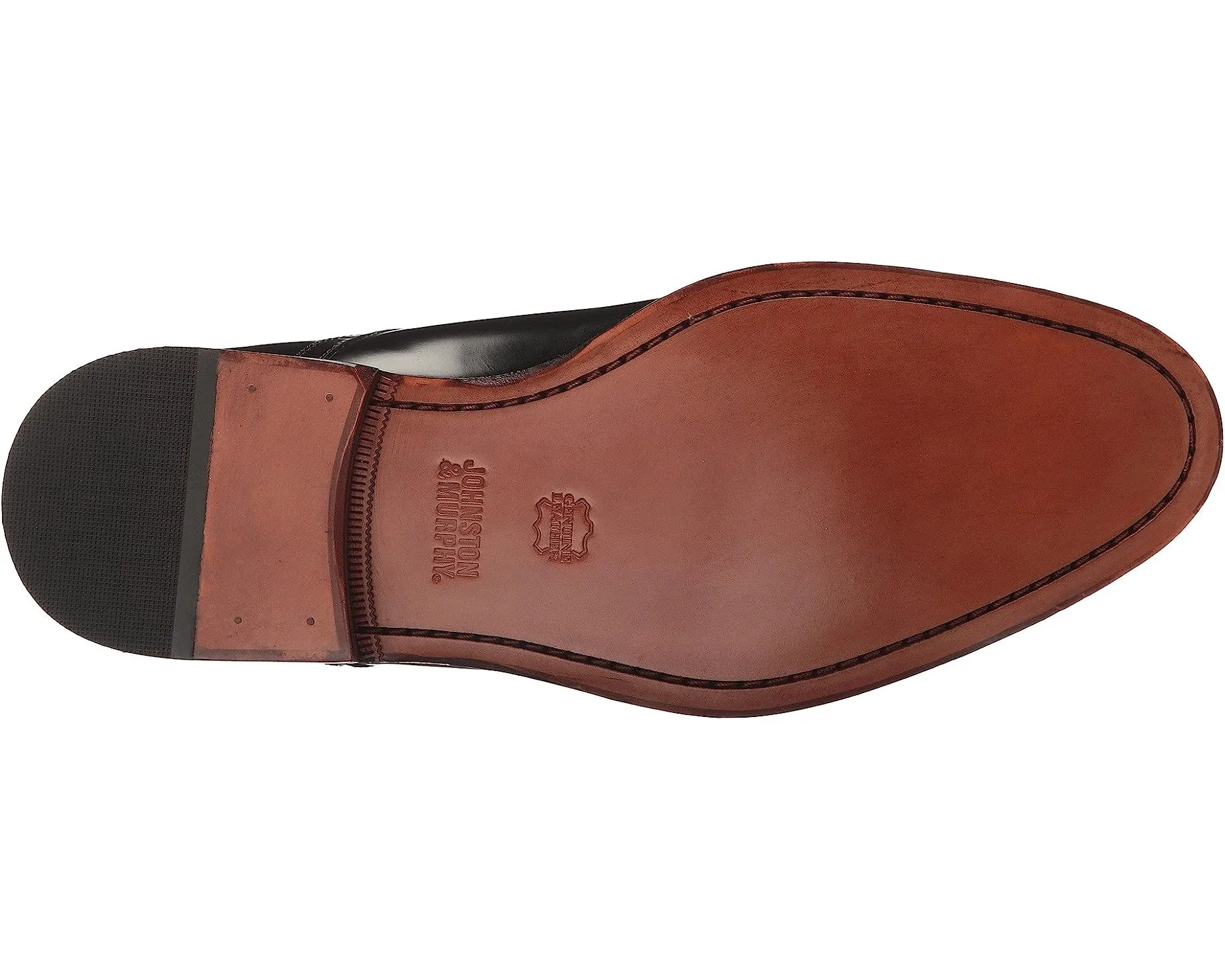 Chaussures Oxford Bradford à bout capitonné - Noir