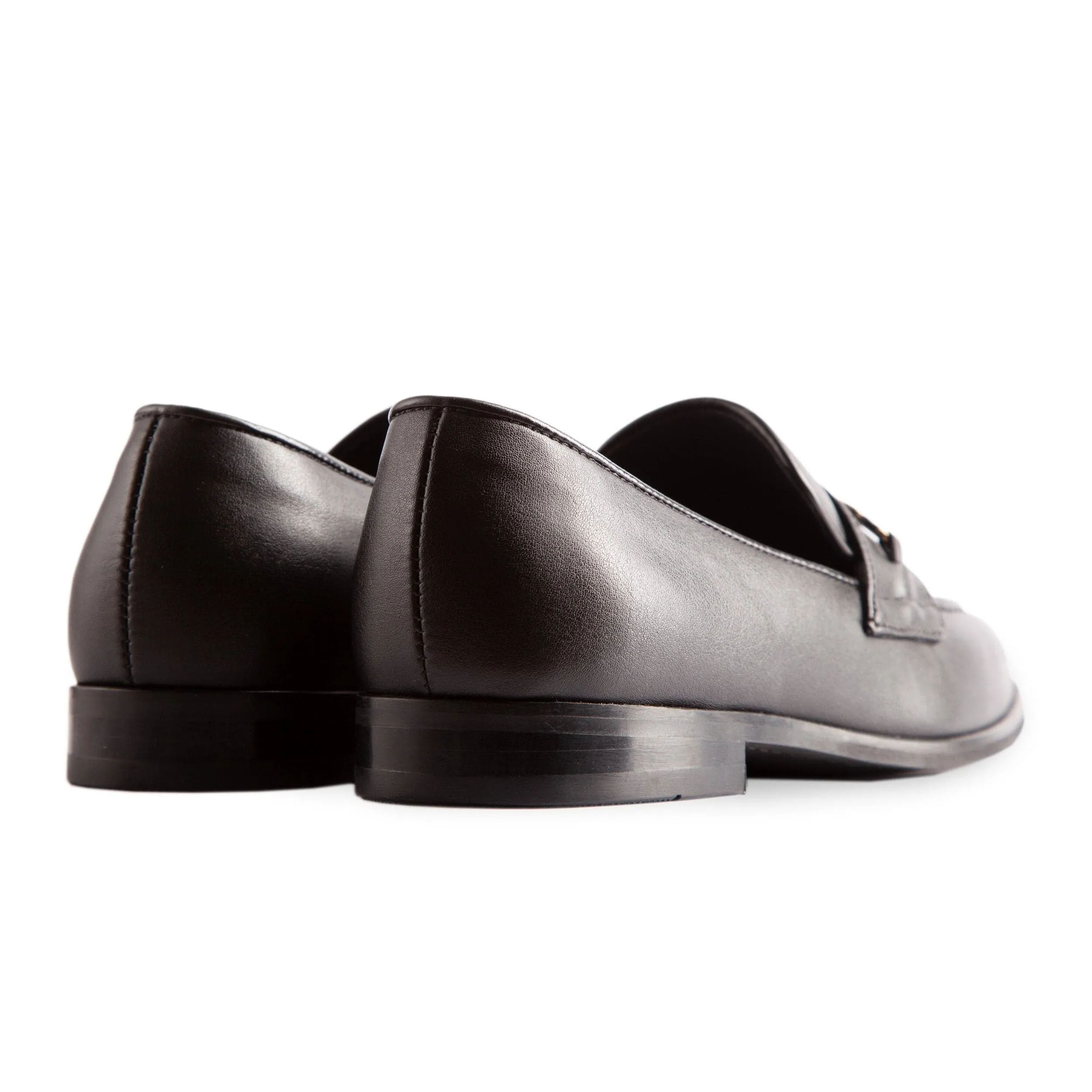 Bridge-Bit Mocassin Végétalien en Cuir de Cactus | Noir