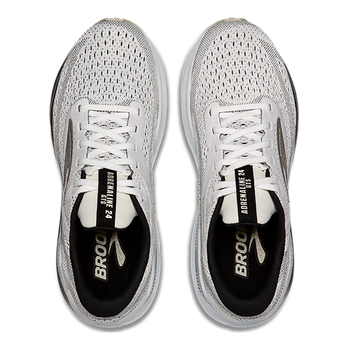 Brooks Adrenaline GTS 24 Blanc - Noir - Pélican