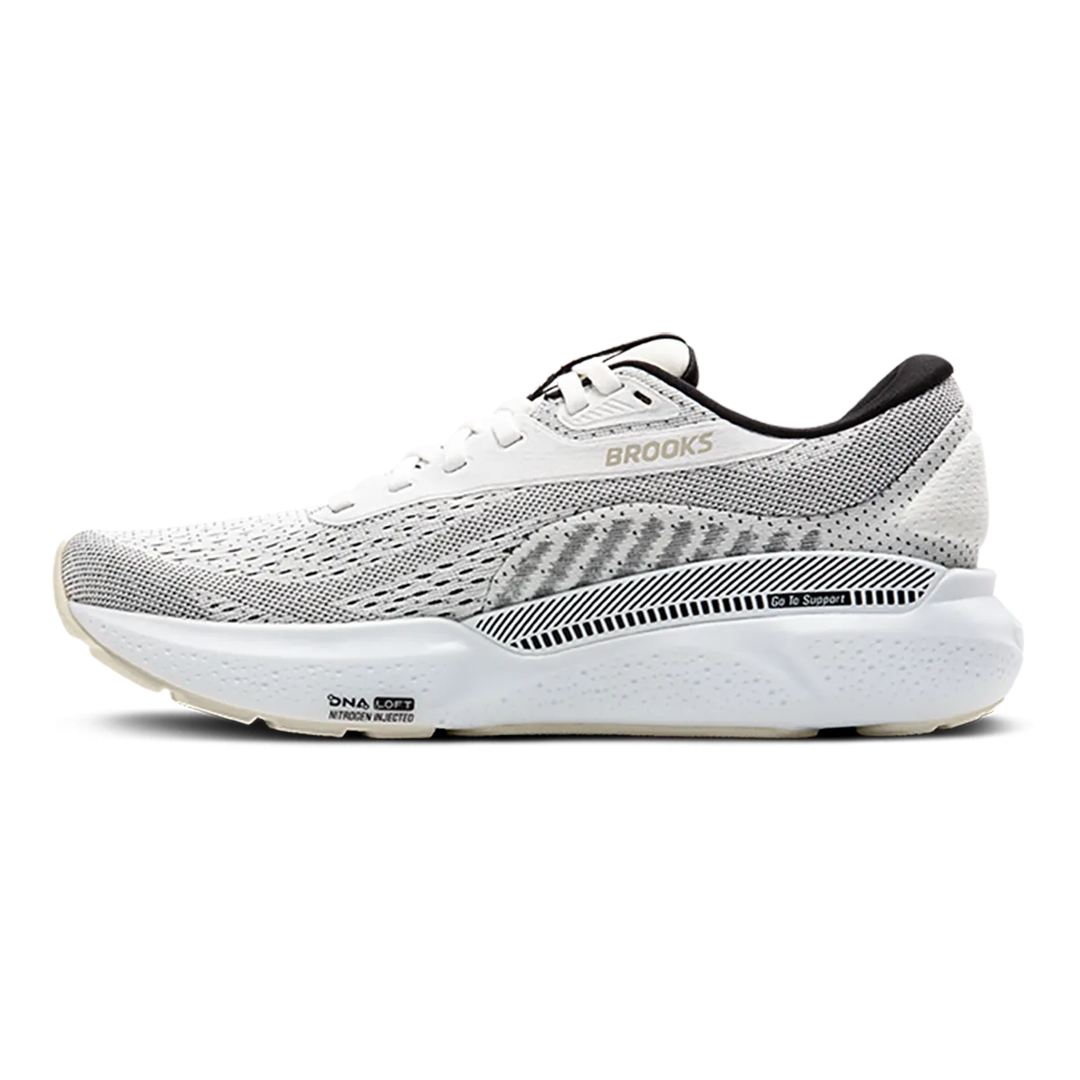 Brooks Adrenaline GTS 24 Blanc - Noir - Pélican