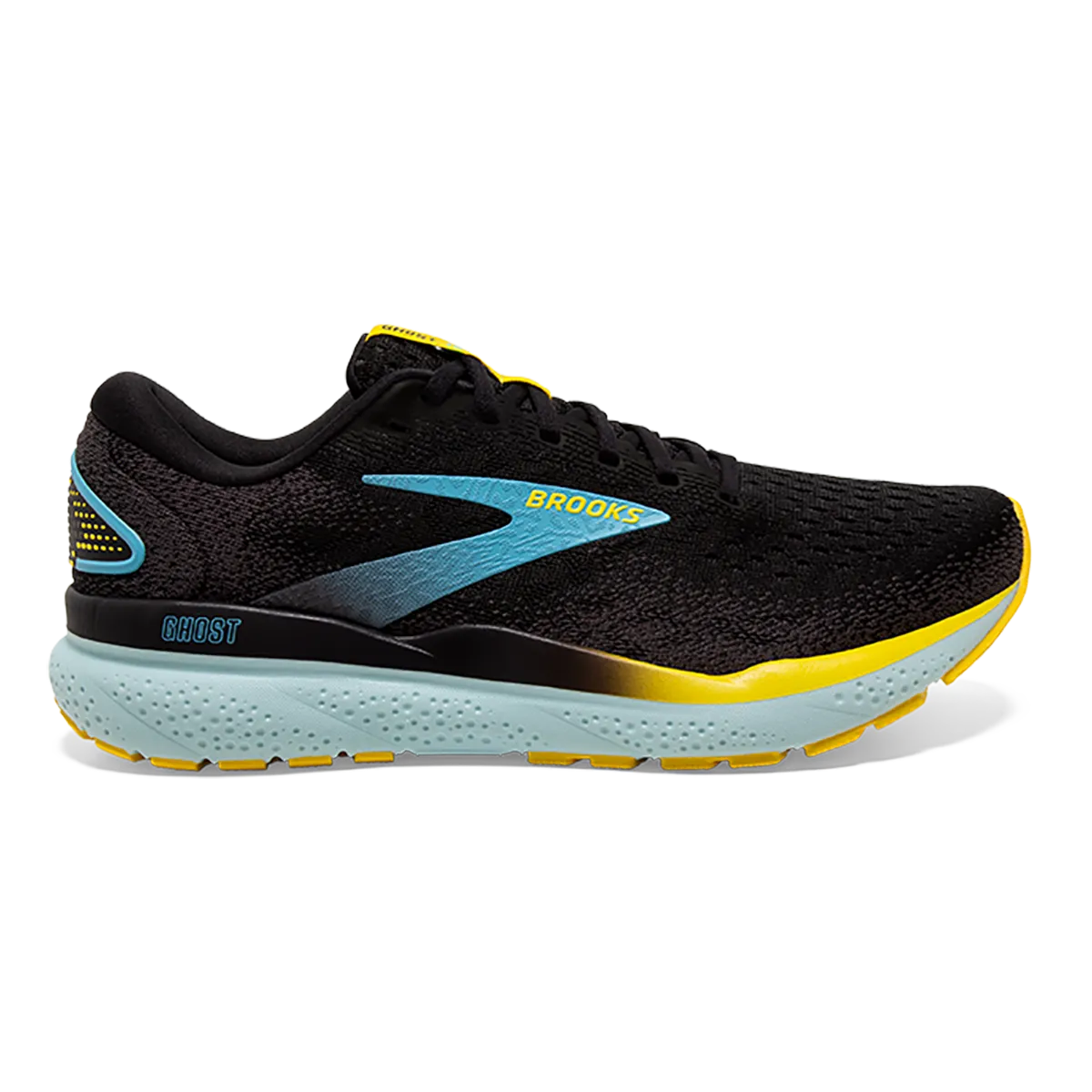 Brooks Ghost 16 - Noir - Fer Forgé - Bleu