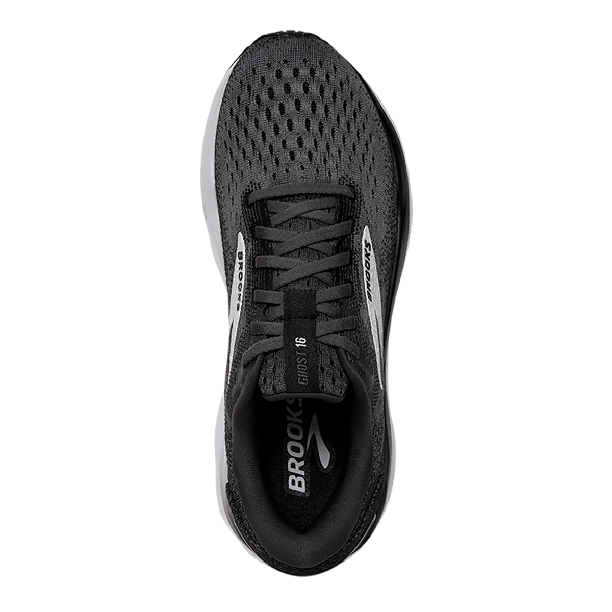 Brooks Ghost 16 - Noir - Gris - Blanc