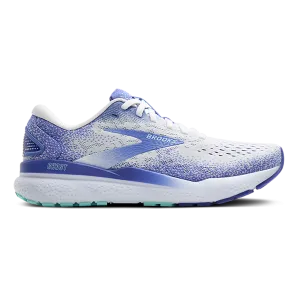 Brooks Ghost 16 - Blanc - Bleu Amparo - Coquille de Patelle